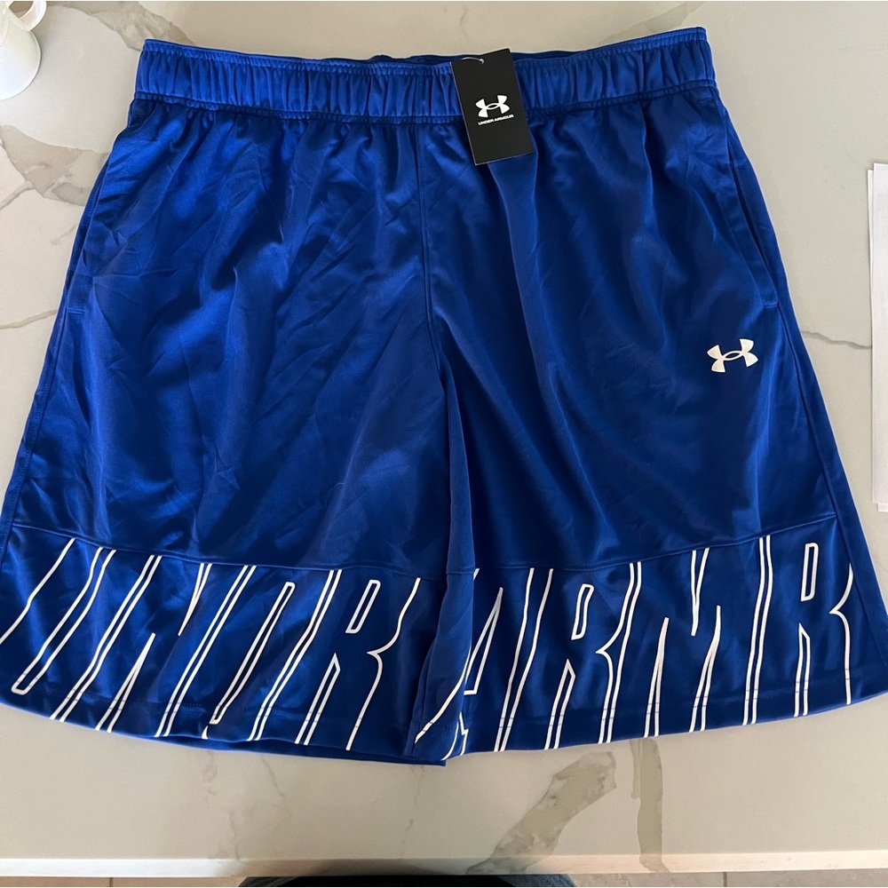 NWT Under Armour Men’s Athletic Basketball Shorts XXL 2XL